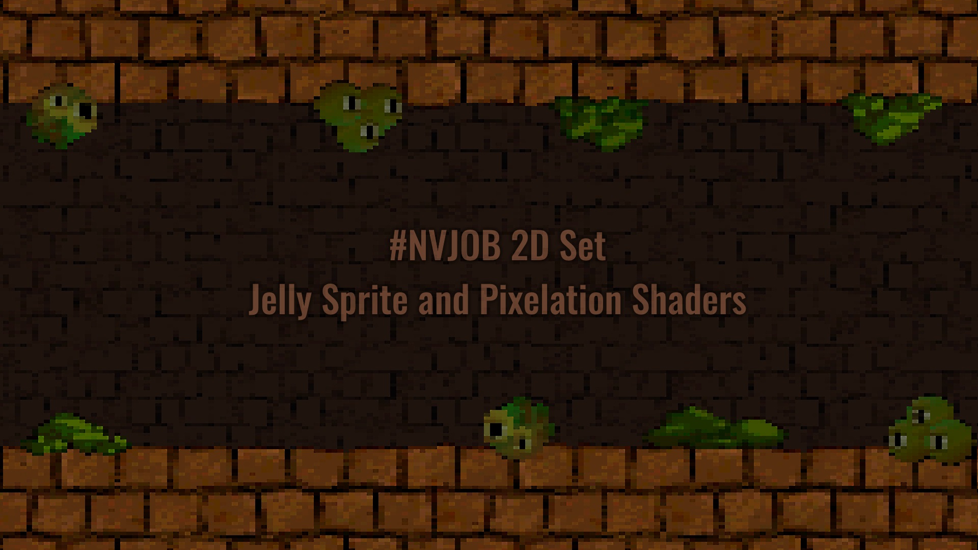 >2D Set (Jelly Sprite and Pixelation Shaders). Free Unity Asset.