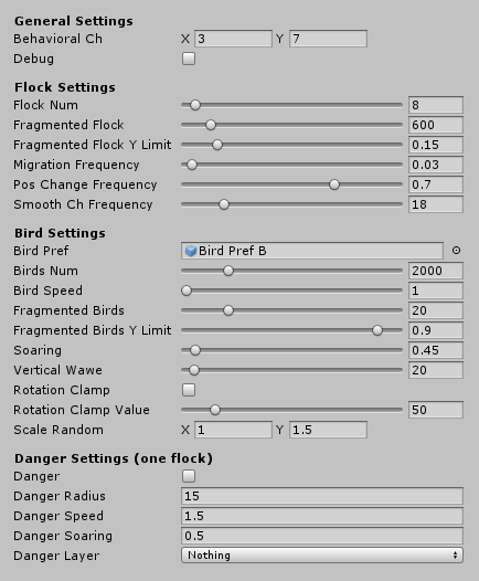 Simple Boids (Simulation Flock). Free Unity Asset. Nicholas Veselov Unity Developer. Николай Веселов Unity Разработчик Санкт-Петербург.