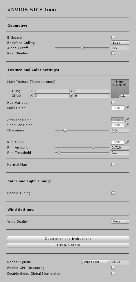 Nvjob Stc8 Toon Advanced Toon Shader For Unity Speedtree 8 Unity Asset Nvjob Nicholas Veselov Unity Developer Nikolaj Veselov Unity Razrabotchik Sankt Peterburg